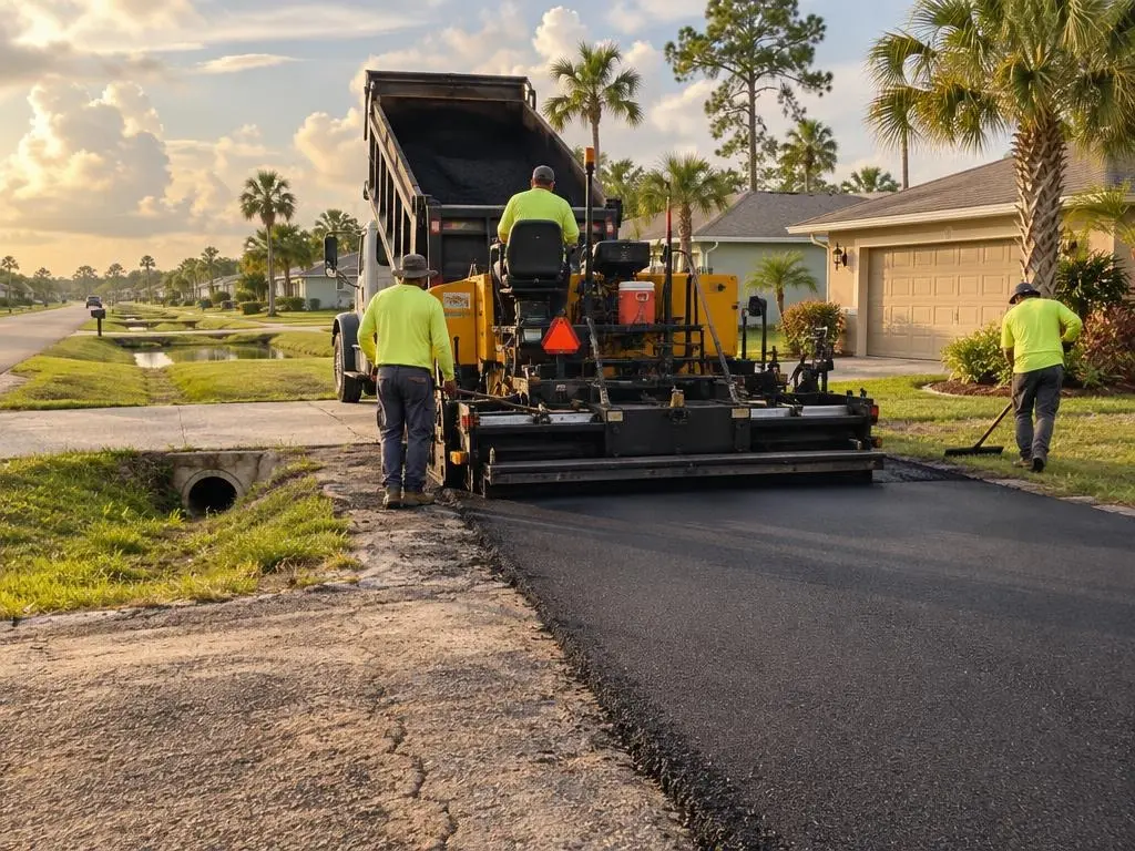 Driveway Resurfacing in Palm Bay, FL